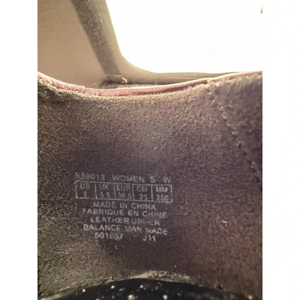 Rockport Total Motion Burgundy Leather Kitten Heel Pumps Women's 8.5 Adiprene